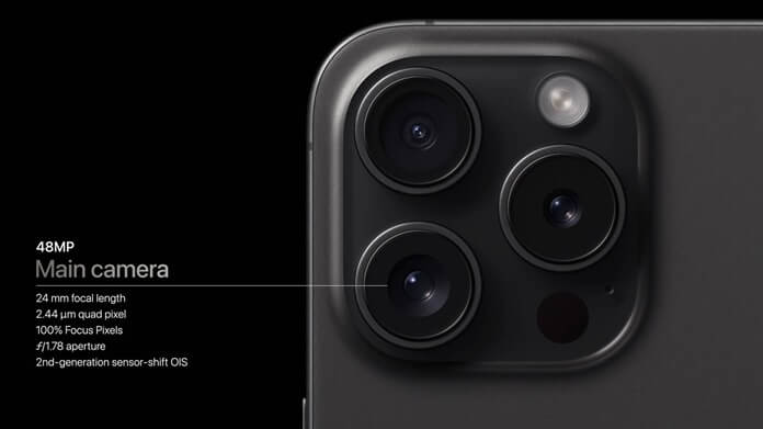 Камеры iPhone 15 Pro